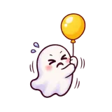 Panic Float sticker from Ghost Problems