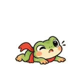 Almost Athletic sticker from Frog Feelings