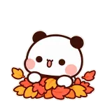 Leaf Pile sticker from Seasonal Joy
