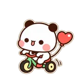 Flying Kiss sticker from Love & Kindness