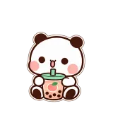 Boba Break sticker from Snack Break