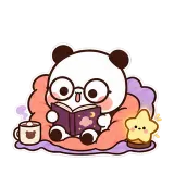 Book Nook sticker from Little Bear Days