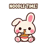 Noodle Time sticker from Express Yourself
