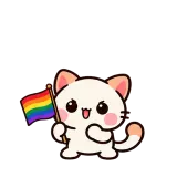 Proud Together · Kitten Club sticker from Express Yourself