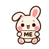 ME — Happy · Pocket Friends sticker from Chat Signs