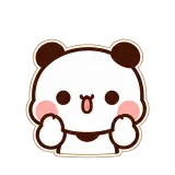 Cheek Squish sticker from Bright Eyes