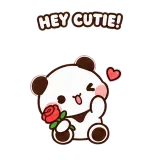 Cheeky Wink sticker from Love & Kindness