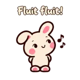 Fluit fluit! · Pocket Friends sticker from Chat Reactions