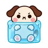 Ice Block · Puppy Pals sticker from Express Yourself