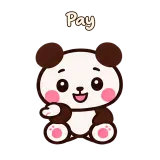 Pay · Little Bear sticker from Chat Reactions