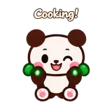 Cooking! · Little Bear · Sport sticker from Chat Reactions