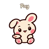 Pay · Pocket Friends sticker from Chat Reactions