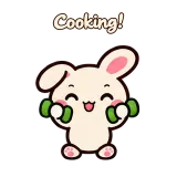 Cooking! · Pocket Friends · Sport sticker from Chat Reactions