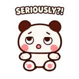 Rolling Eyes · Little Bear sticker from Express Yourself