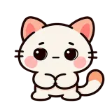 Rolling Eyes · Kitten Club sticker from Express Yourself