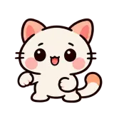 Bye Wave · Kitten Club sticker from Express Yourself