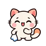 Goodbye · Kitten Club sticker from Express Yourself
