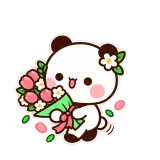 Flower Delivery sticker from Little Bear Days