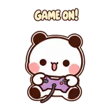 Game On sticker from Work & Play