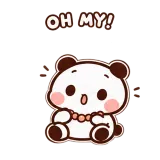 Oh My Paws sticker from Tiny Drama