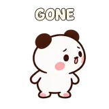 GONE · Searching · Little Bear sticker from Express Yourself