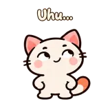 Uhu… · Kitten Club sticker from Chat Reactions