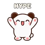 HYPE · Little Bear sticker from Express Yourself