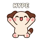 HYPE · Puppy Pals sticker from Express Yourself