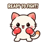 Tiny Fighter sticker from Express Yourself