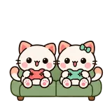 Co-op Night sticker from Kitten Club
