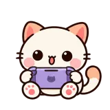 One More Game sticker from Kitten Club