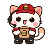 Drive-Thru Shift sticker from Kitten Club