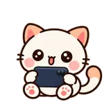Mobile Game Mode sticker from Kitten Club