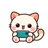 One HP Left sticker from Kitten Club