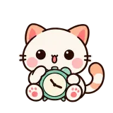 Still Waiting sticker from Kitten Club
