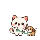 Walkies sticker from Kitten Club