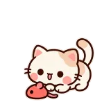 Ready to Pounce sticker from Kitten Club