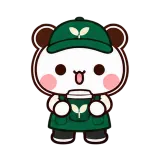 Coffeehouse Barista sticker from Little Bear Days