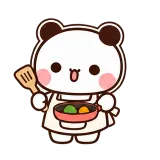 Dinner Time sticker from Little Bear Days