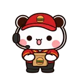 Drive-Thru Shift sticker from Little Bear Days