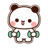 Gym Time sticker from Little Bear Days