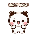 Happy Dance sticker from Little Bear Days