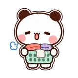 Laundry Day sticker from Little Bear Days