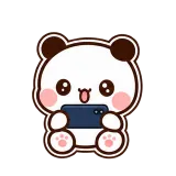Mobile Game Mode sticker from Little Bear Days