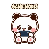 Mobile Game Mode sticker from Little Bear Days