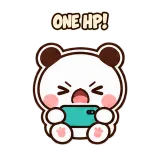 One HP Left sticker from Little Bear Days