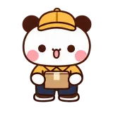 Delivery at Your Door sticker from Little Bear Days