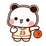 Basketball Break sticker from Little Bear Days