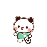 Soccer Time sticker from Little Bear Days