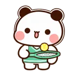 Tennis Time sticker from Little Bear Days